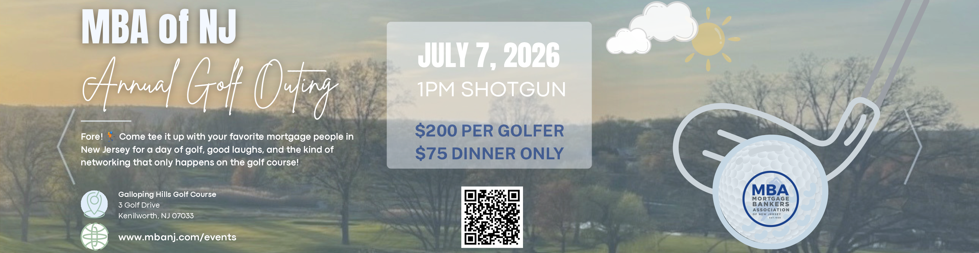 Golf Outing Banner